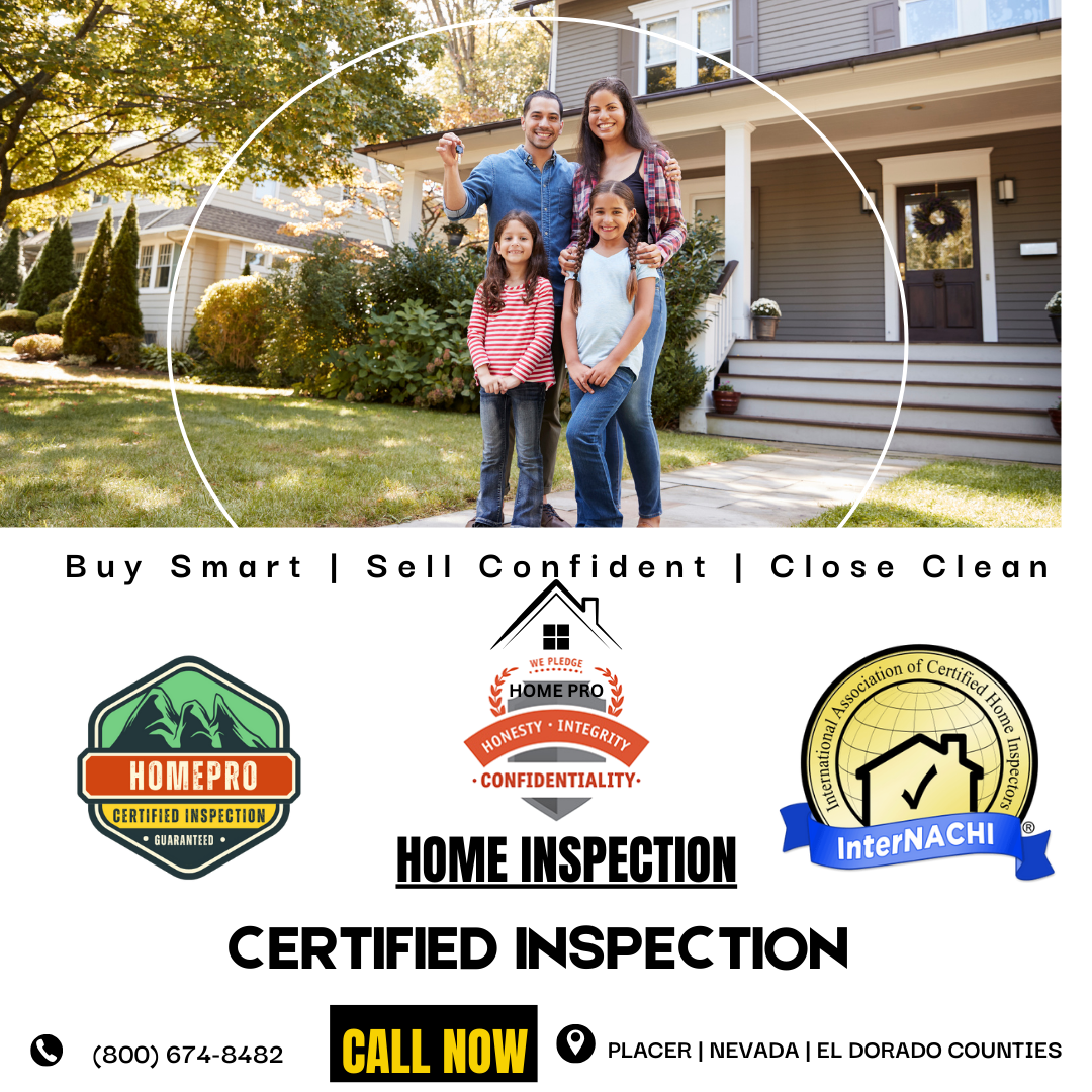 Home Inspection Checklist for Buying and Selling a House | Placer, El Dorado & Nevada County